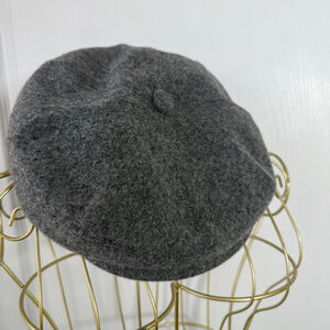Men's Kangol Wool Hawker Gray Flat Cap